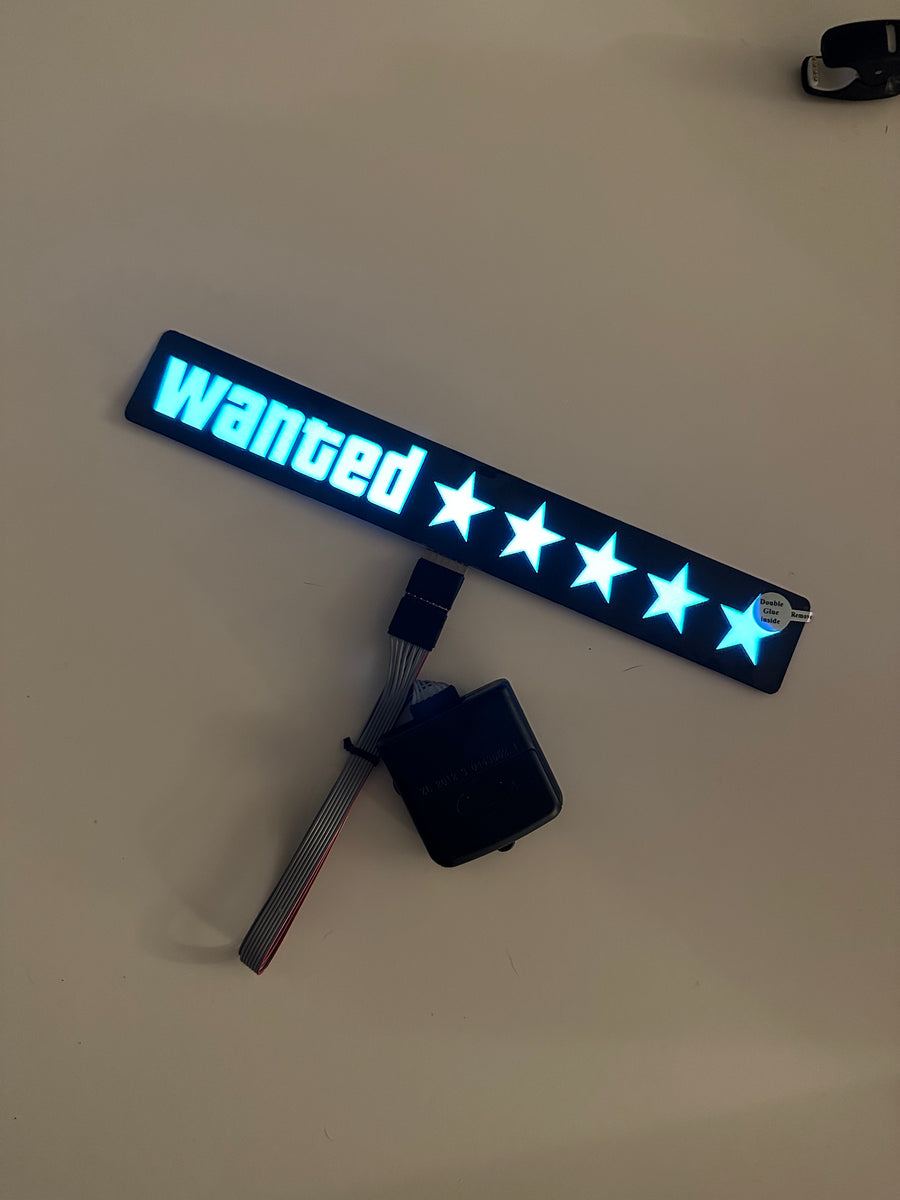 gta wanted car led